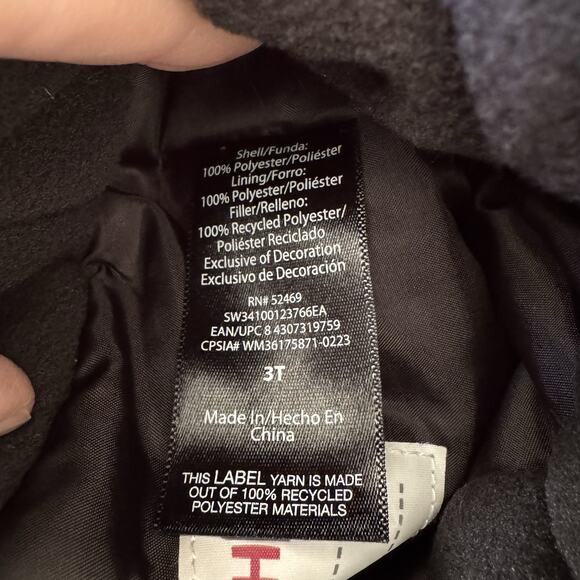 NWT Swiss Tech Kids Gray/Black Snow Bib Overalls Sz 3T - Picture 5 of 5